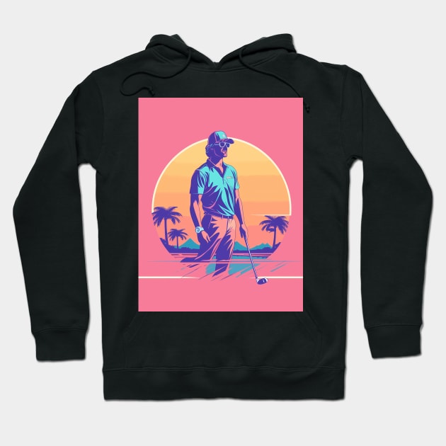 Golfing in Paradise Hoodie by Hollywood Tees